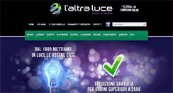 Desktop Screenshot of laltraluce.it